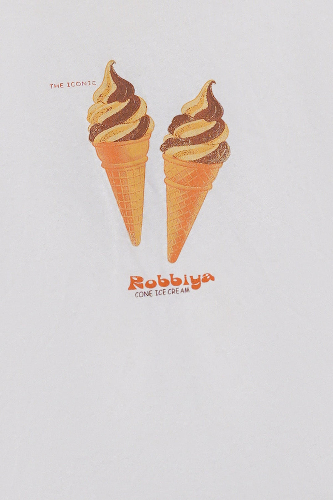 WHITE LAMA X ROBBIYA CONE TEE