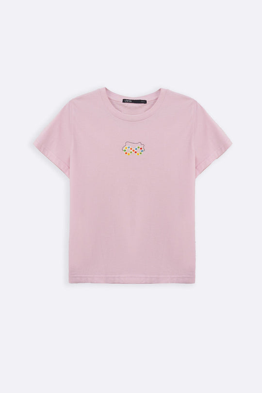 LIGHT PINK BUNTIES TEE