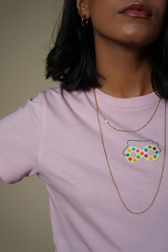 LIGHT PINK BUNTIES TEE