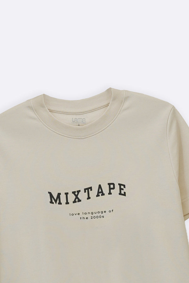 IVORY MIXTAPE TEE