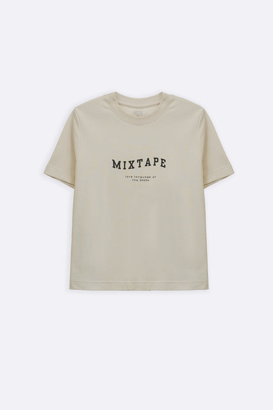 IVORY MIXTAPE TEE