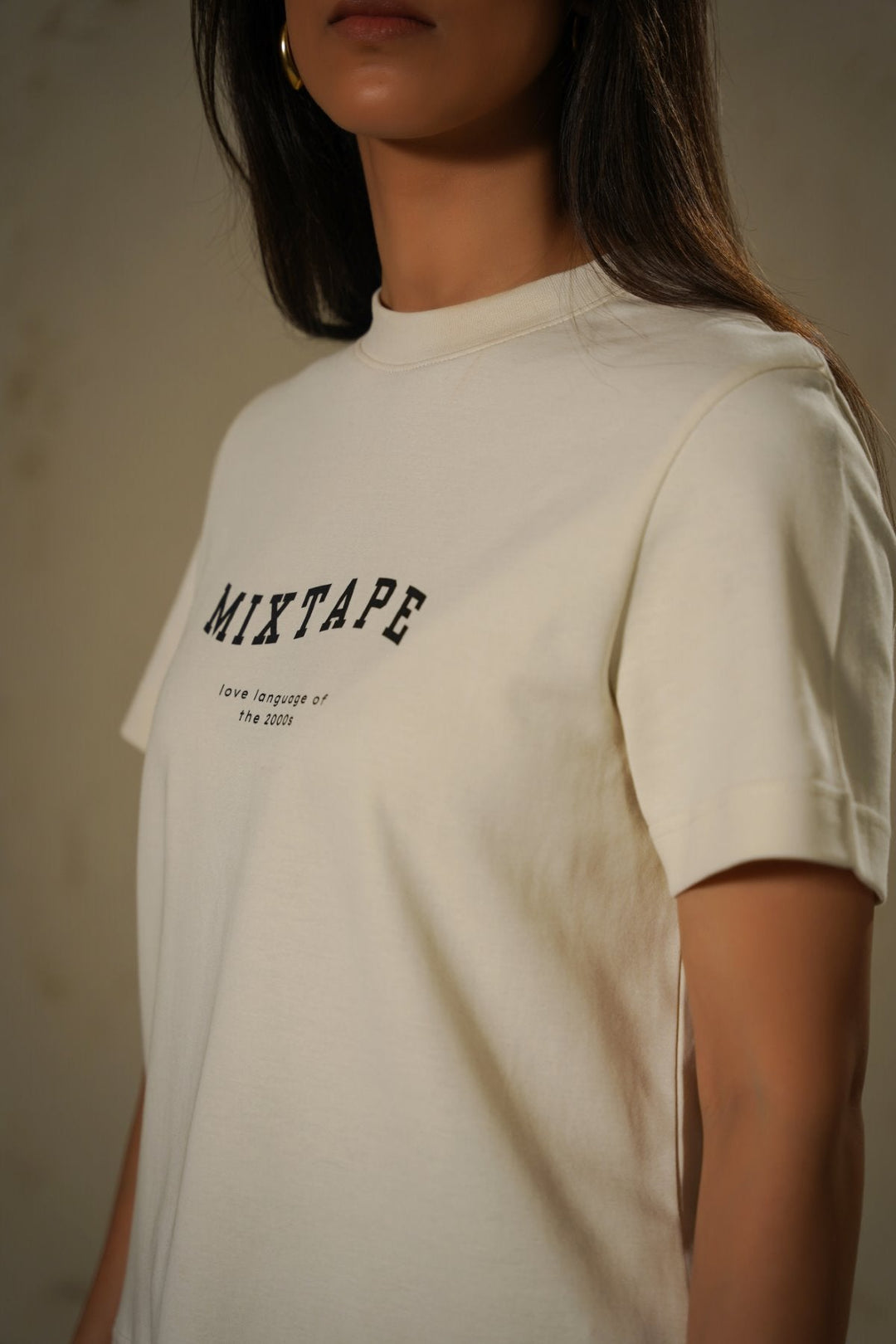 IVORY MIXTAPE TEE