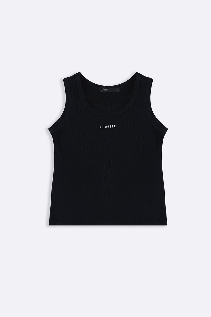 BLACK NOWHERE TANK