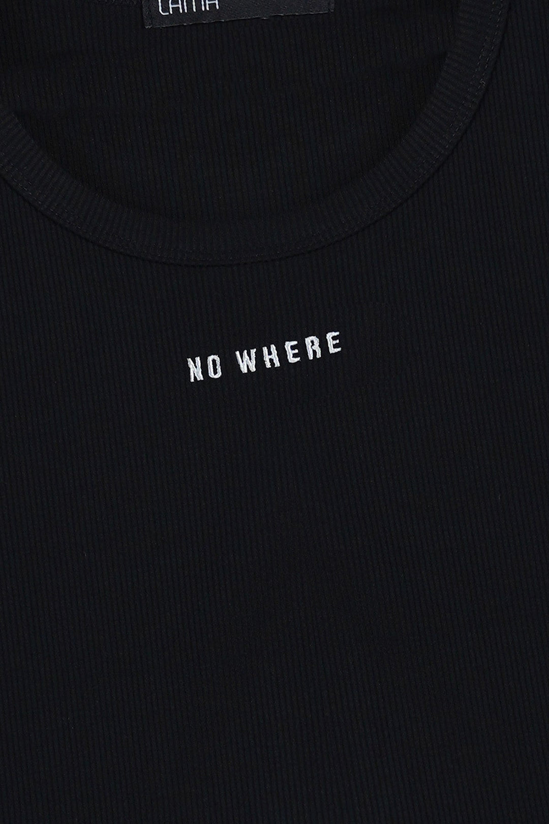 BLACK NOWHERE TANK