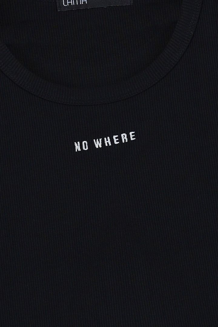 BLACK NOWHERE TANK