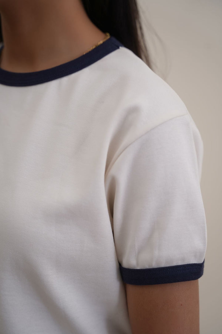 IVORY RINGER TEE