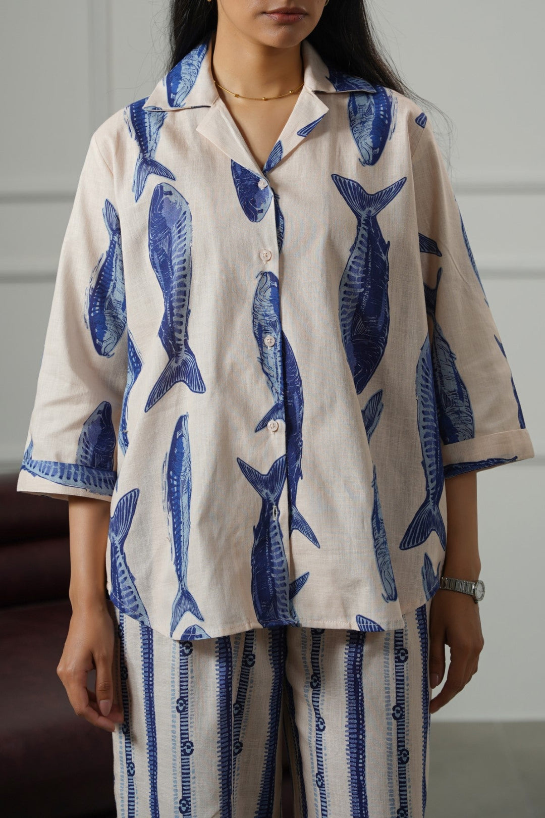 ECRU SARDINE SAFARI SHIRT