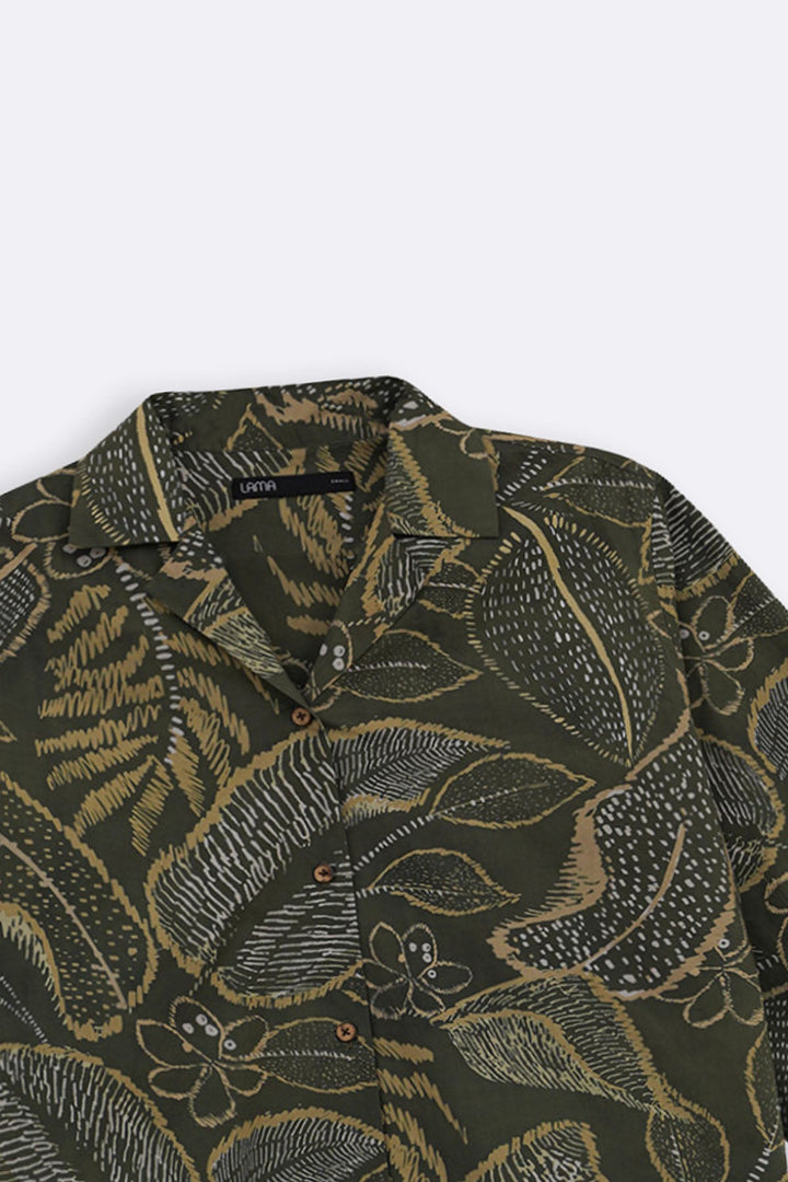 GREEN AMAZONIA SAFARI SHIRT