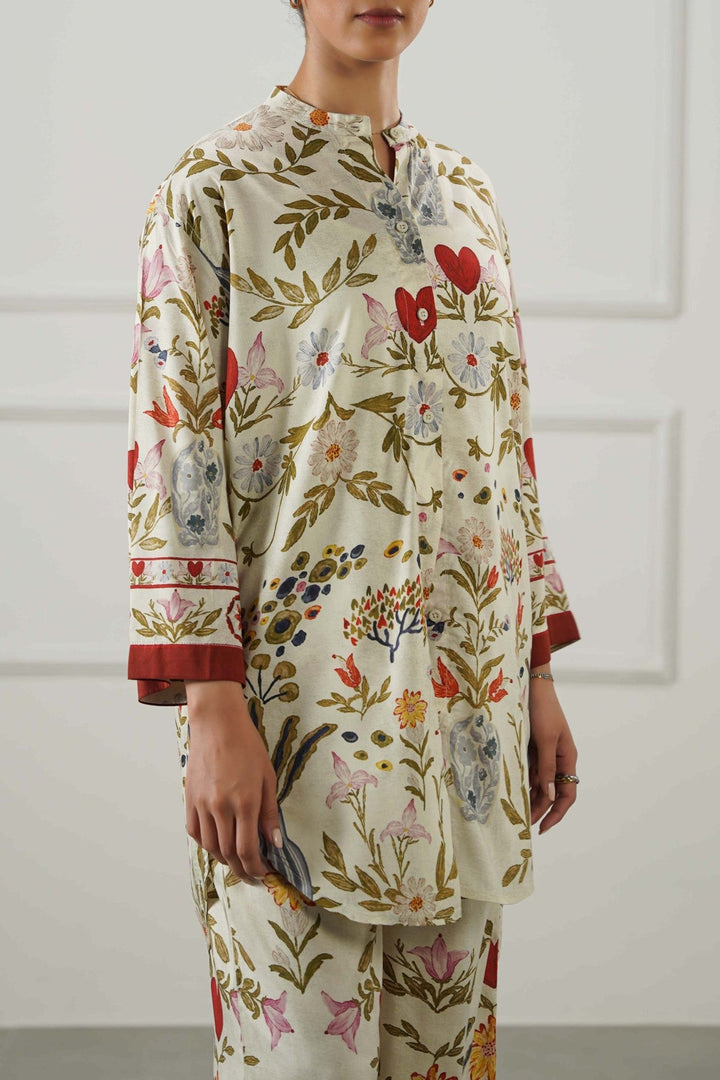 CREAM FRESCO EASE SHIRT