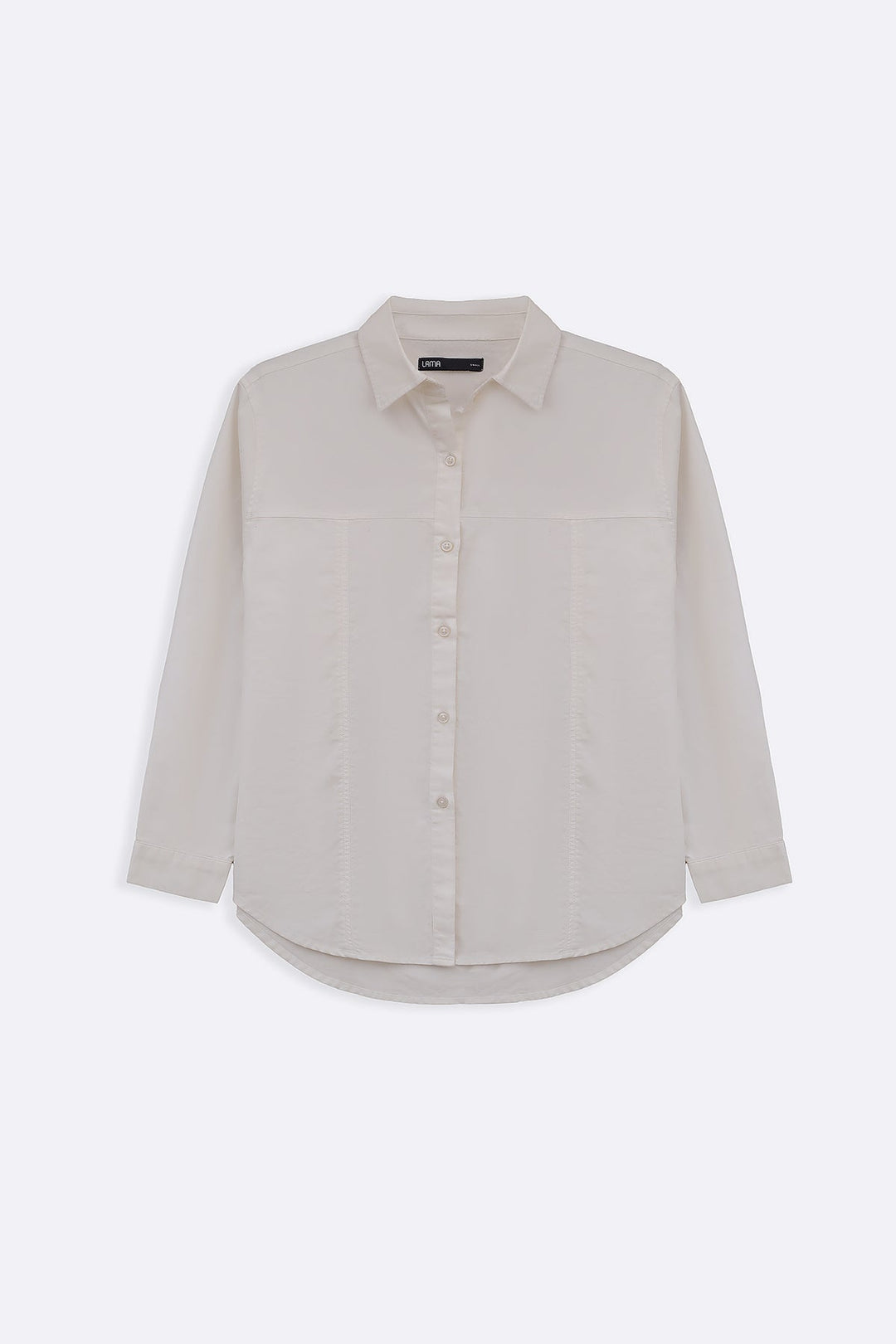 WHITE OXFORD PANEL SHIRT