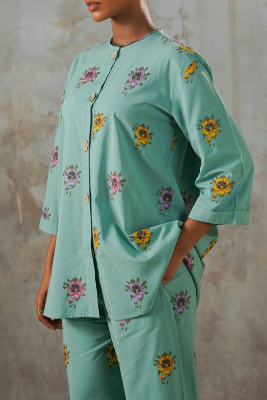 AQUA LOVE PANSY TUNIC