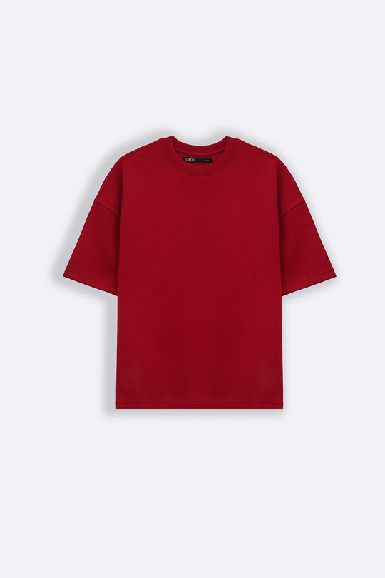 RED CHERRY-OVERSIZED T-SHIRT