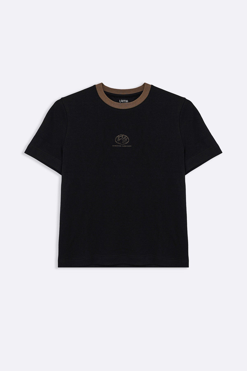 BLACK SOURDOUGH PRINT TEE