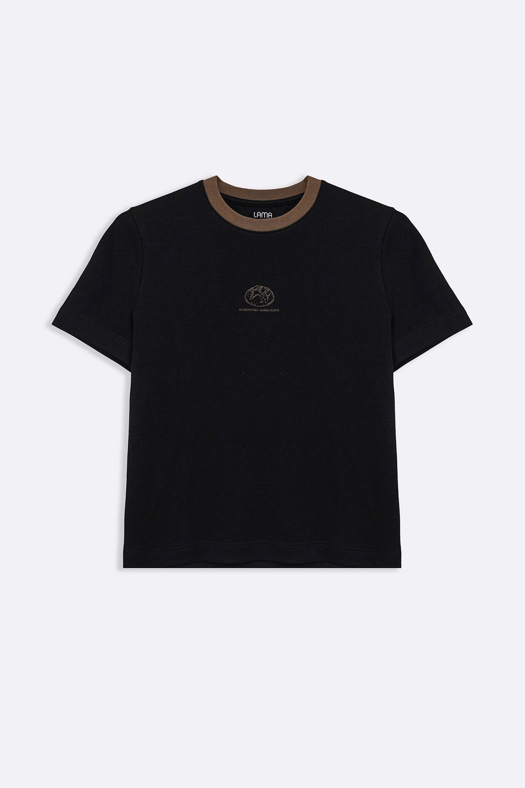 BLACK SOURDOUGH PRINT TEE