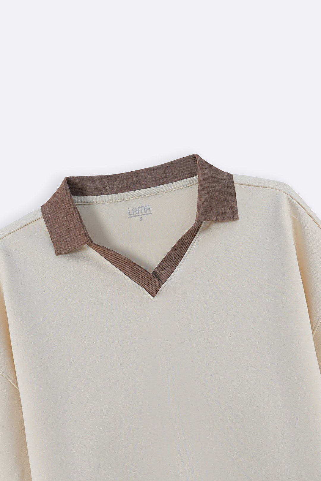 IVORY VINTAGE CONTRAST POLO