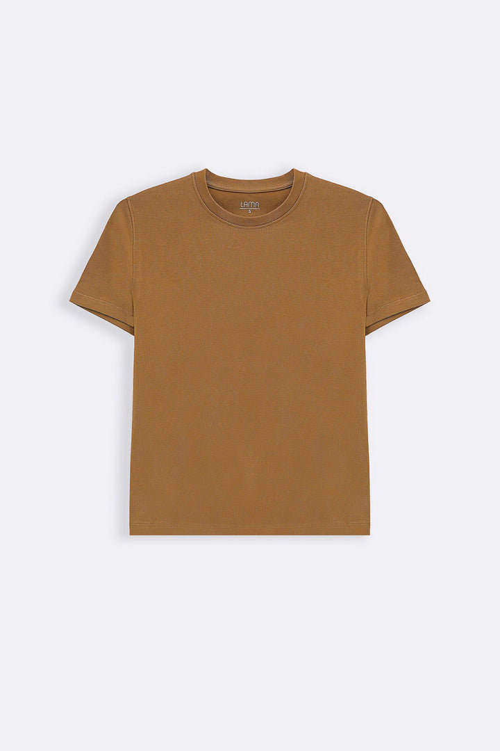 TAUPE CASUAL EVERYDAY TEE