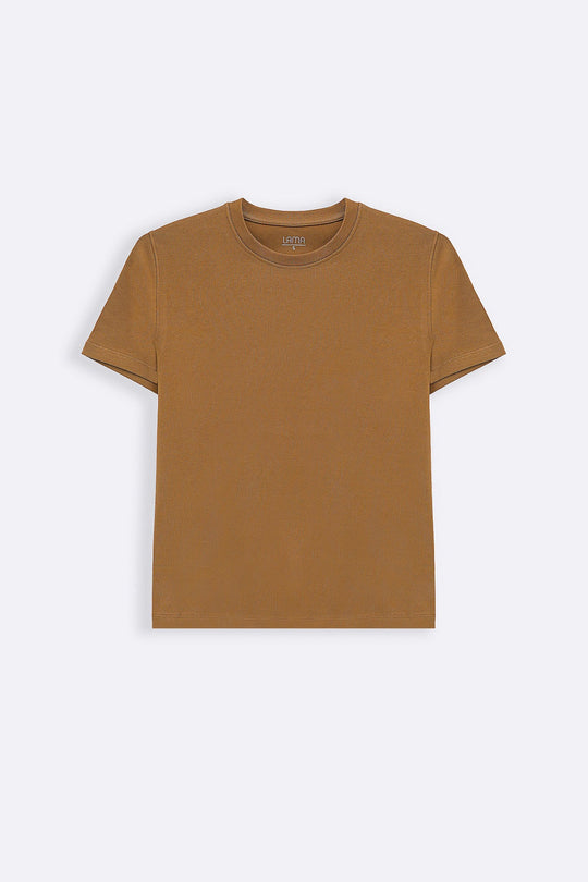 TAUPE CASUAL EVERYDAY TEE
