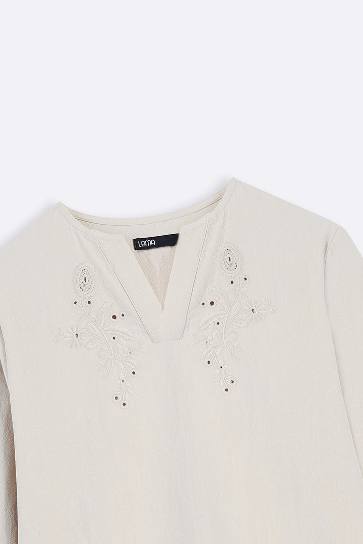 OATMEAL ORGANIC COTTON SHIRT