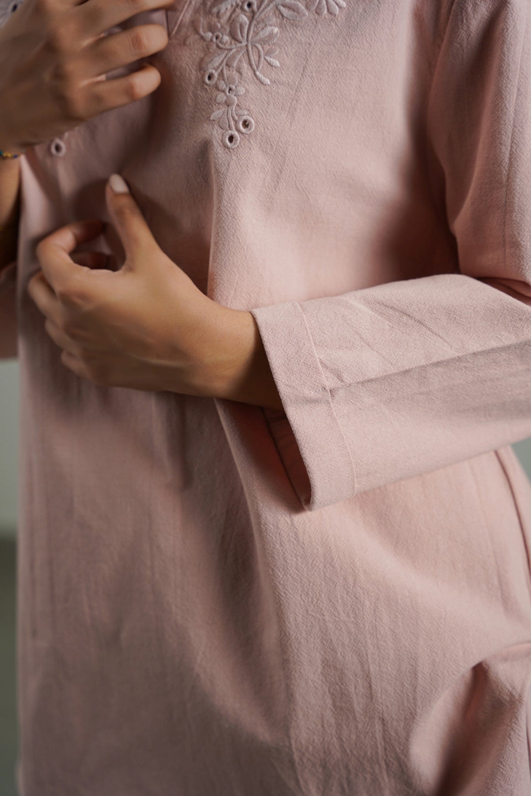 PINK ORGANIC COTTON SHIRT