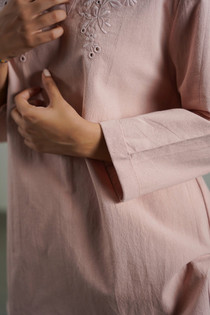 PINK ORGANIC COTTON SHIRT
