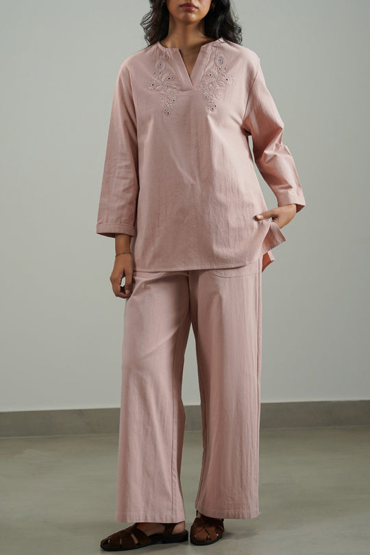 PINK ORGANIC COTTON SHIRT