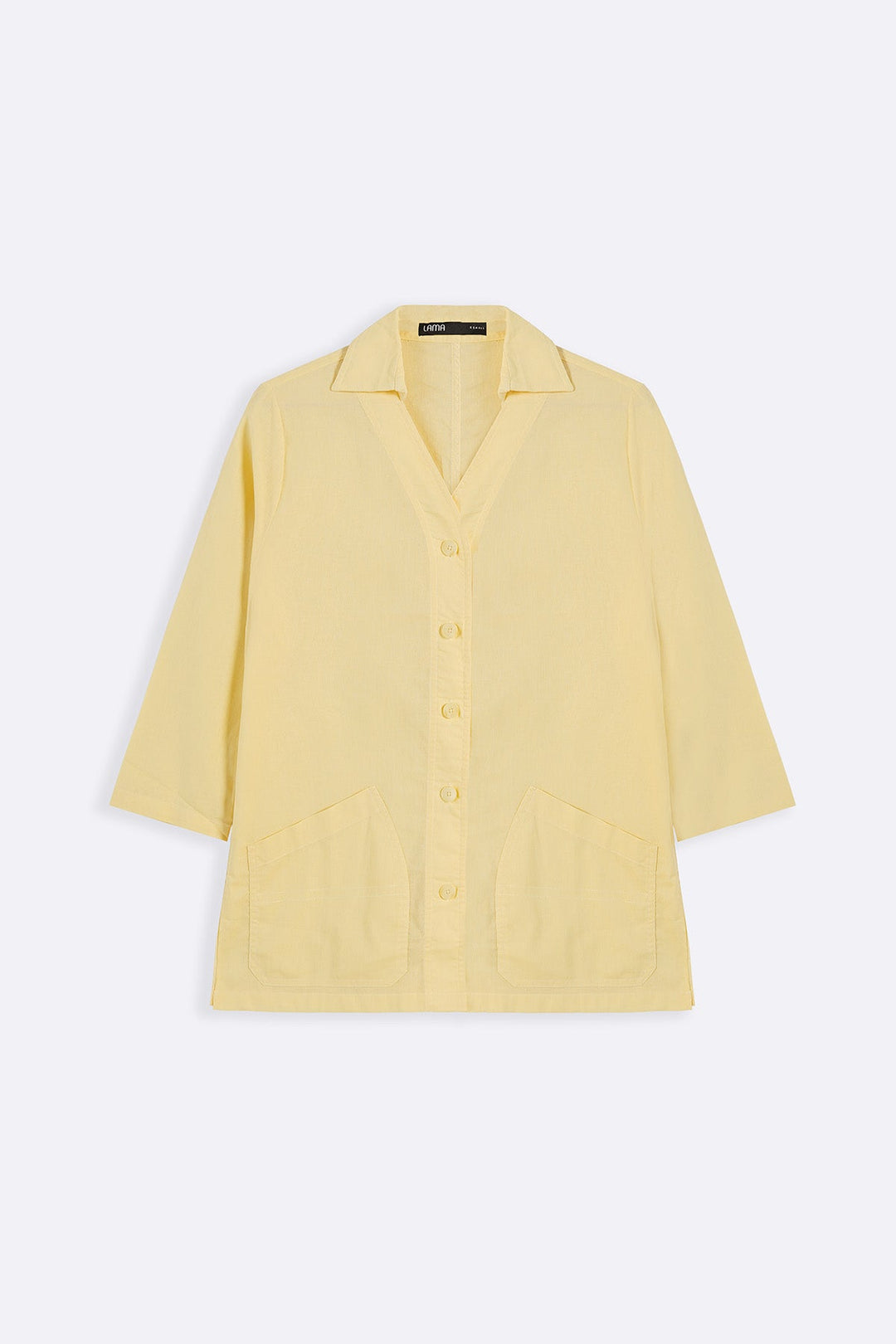 BUTTER YELLOW LONG SUMMER BLOUSE