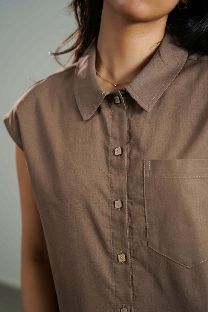 BROWN MEET FOR COFFEE SHIRT