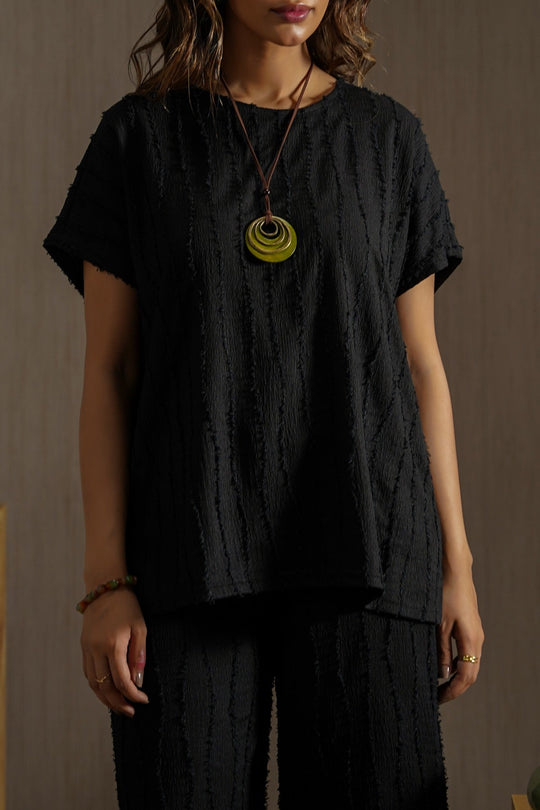 BLACK WILLOW KNIT TOP