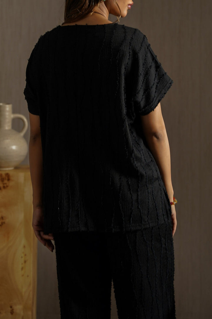 BLACK WILLOW KNIT TOP