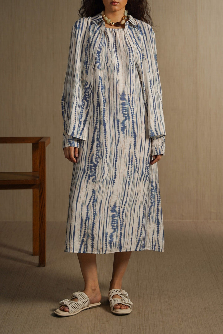 BLUE MONO TIDE SHIRT