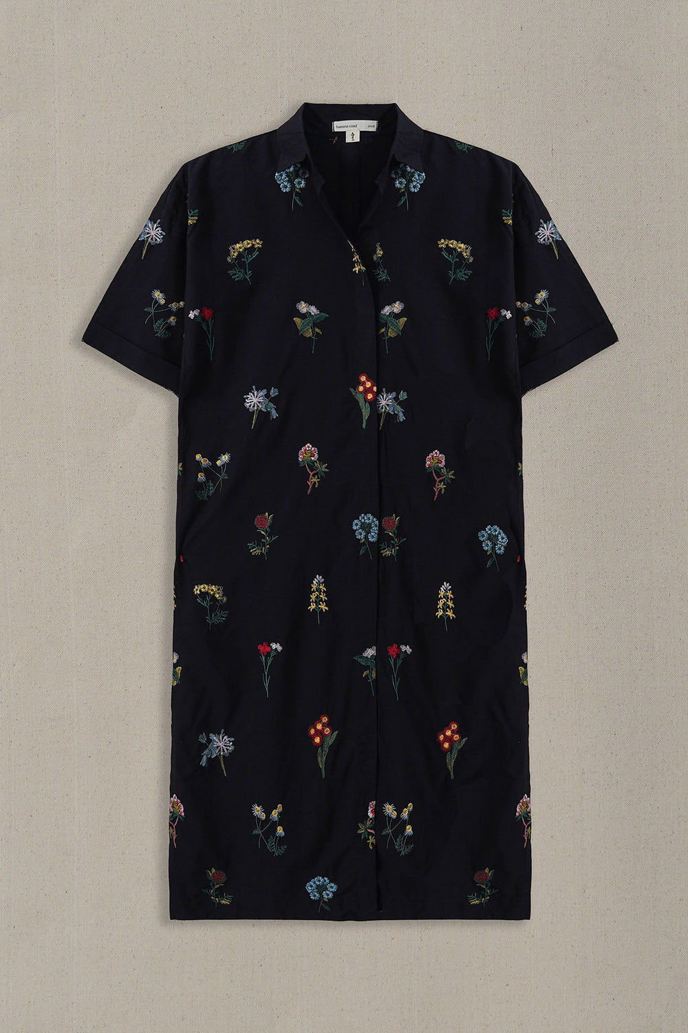 BLACK BLACK FLORA TUNICS