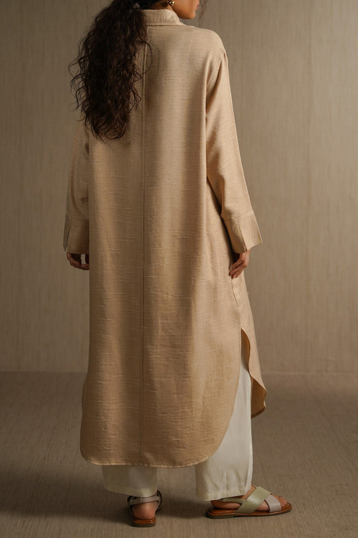 BEIGE STONE COAST LONG TUNIC