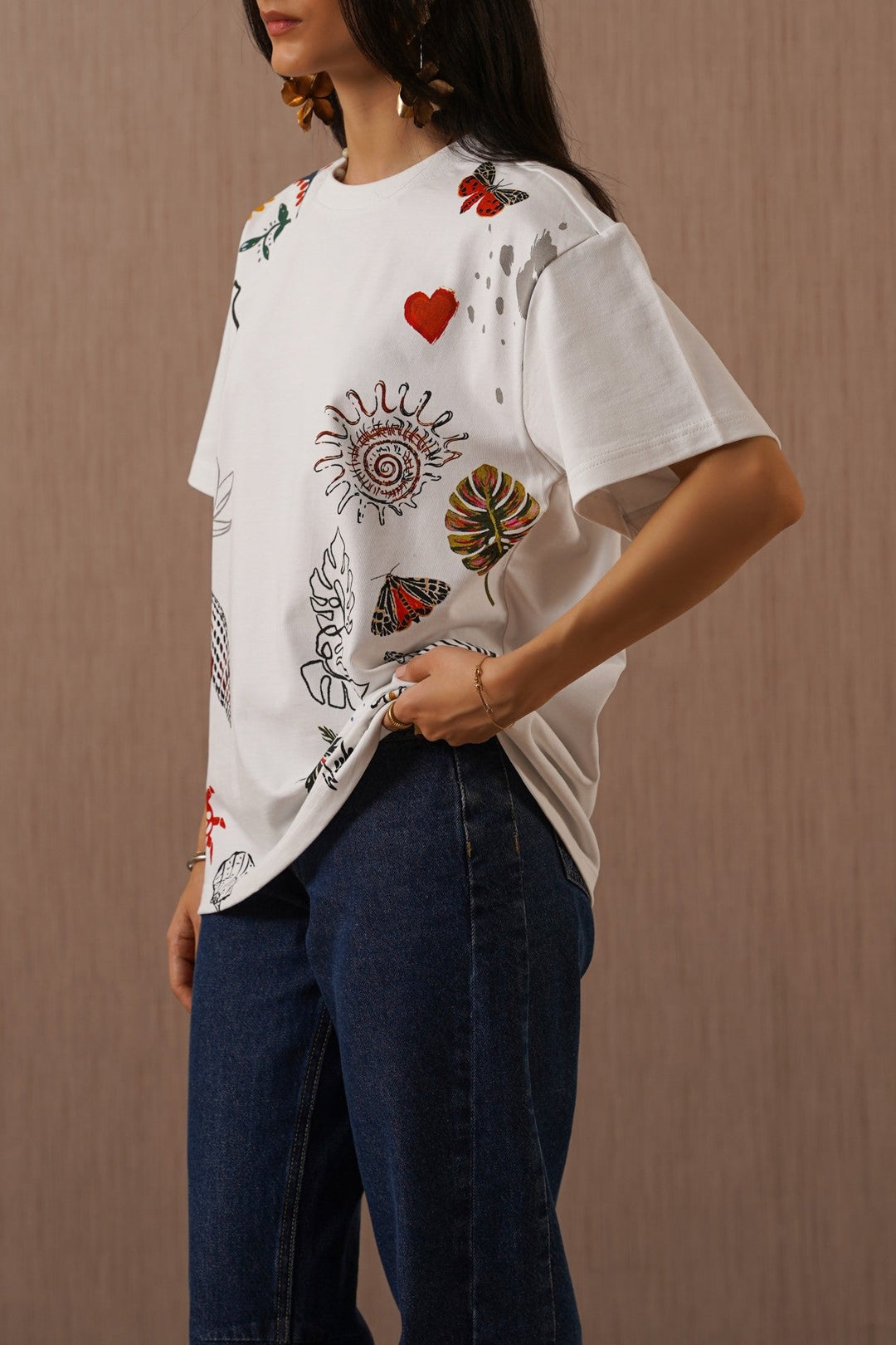 OFF WHITE ISLAND LOVE TEE