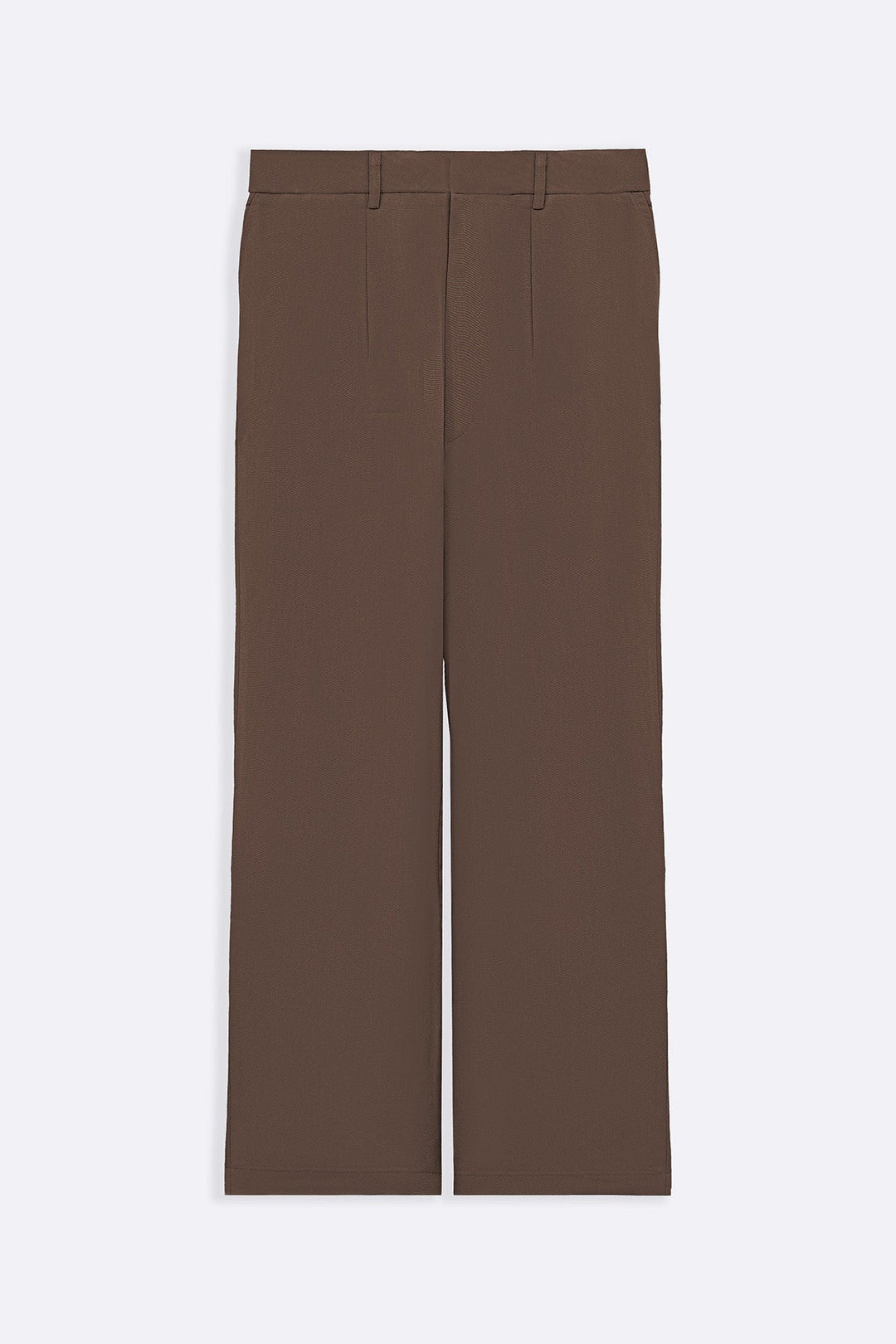 COFFEE WIDE LEG TROUSERS