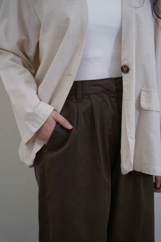 MOM  STRAIGHT PANTS