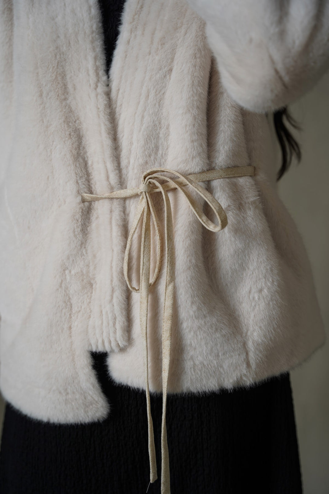 LUXE FUR WRAP COAT