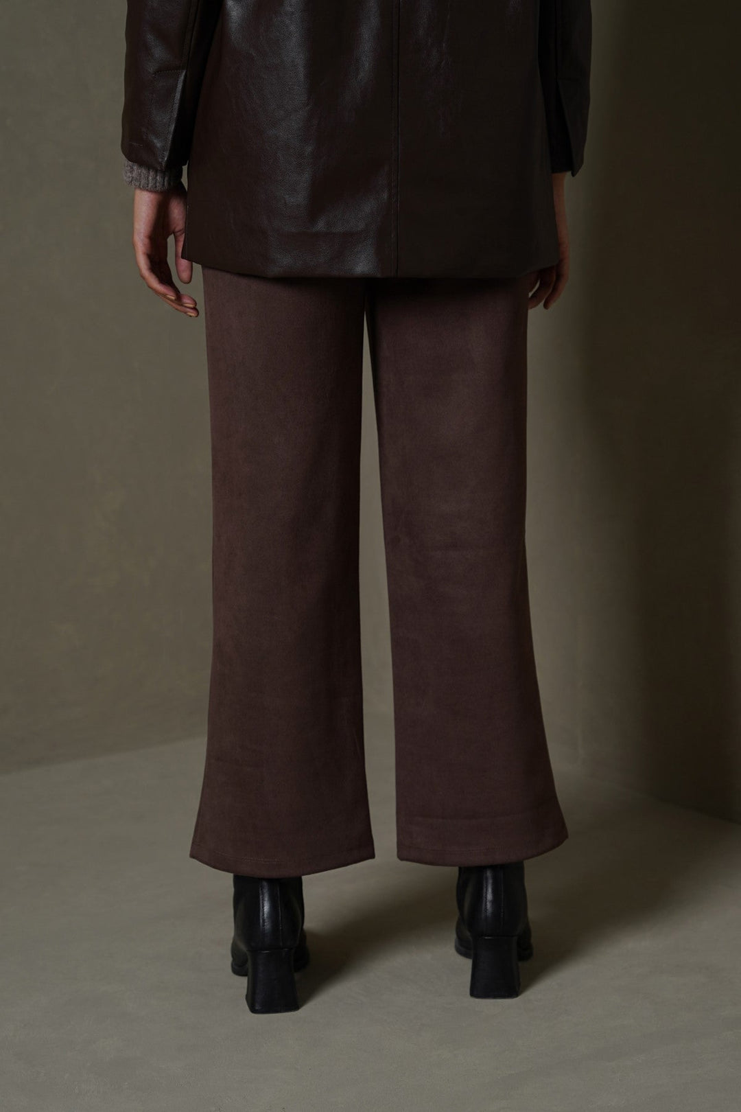 BROWN SUEDE PANTS