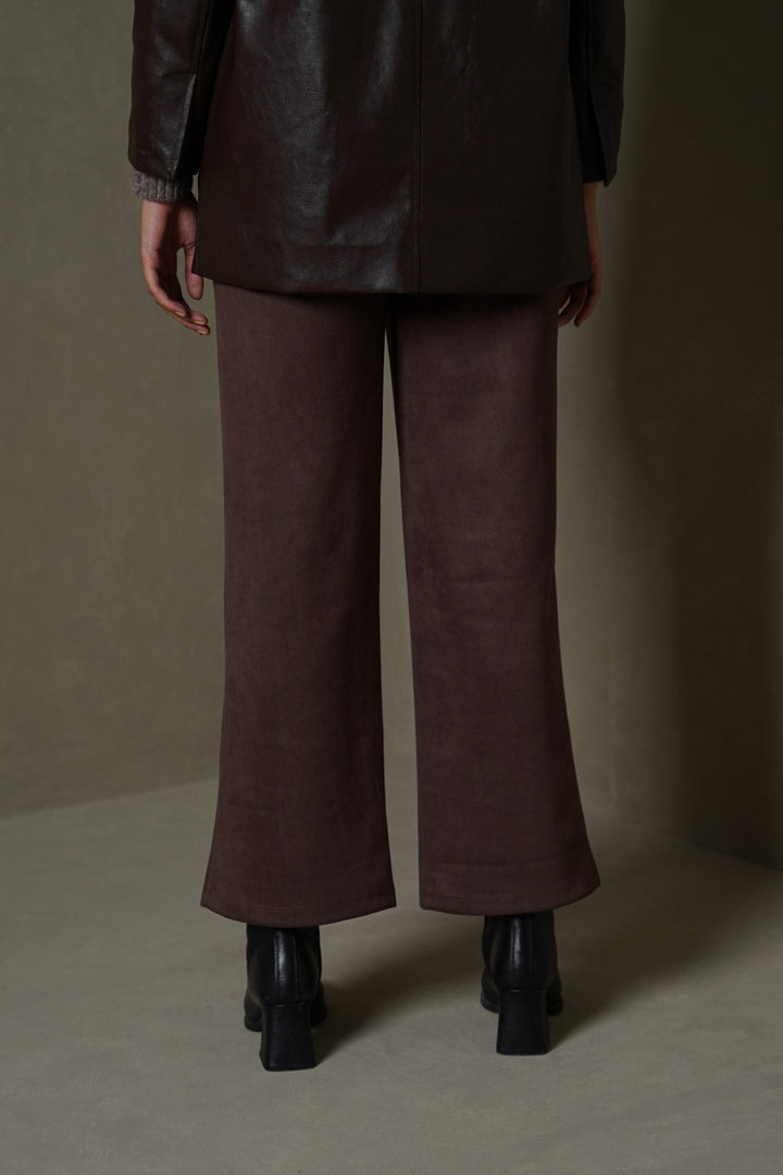 BROWN SUEDE PANTS