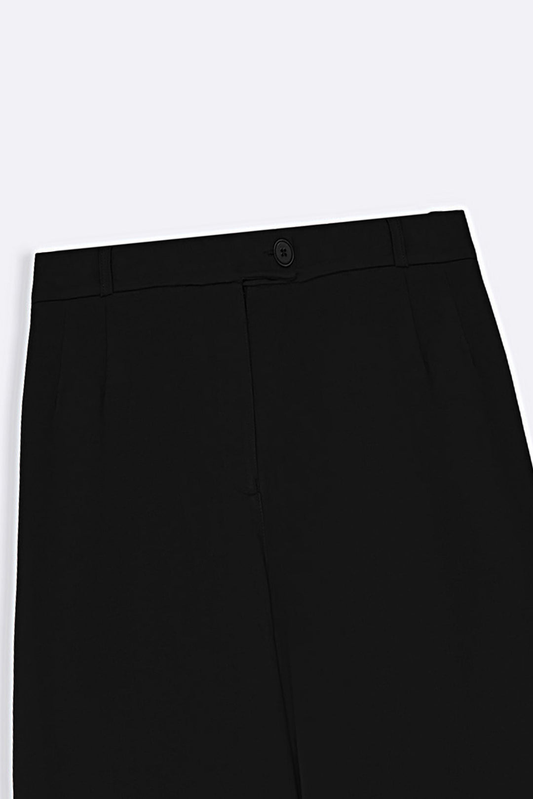 BLACK STRAIGHT LEG PANTS