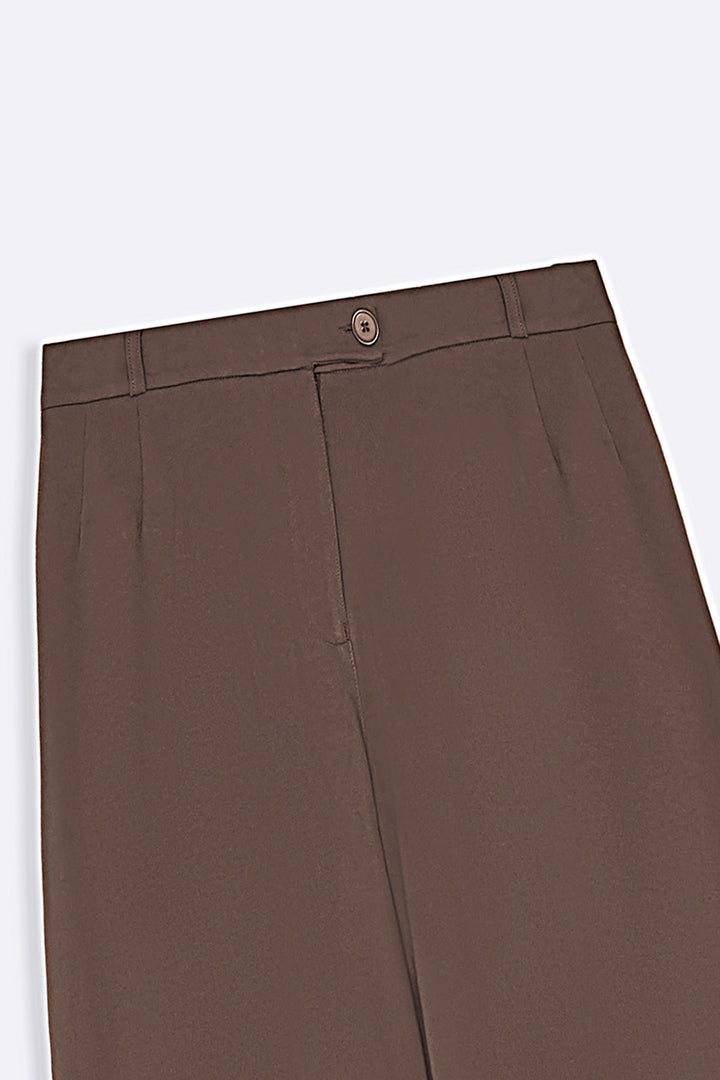 KHAKI STRAIGHT LEG PANTS