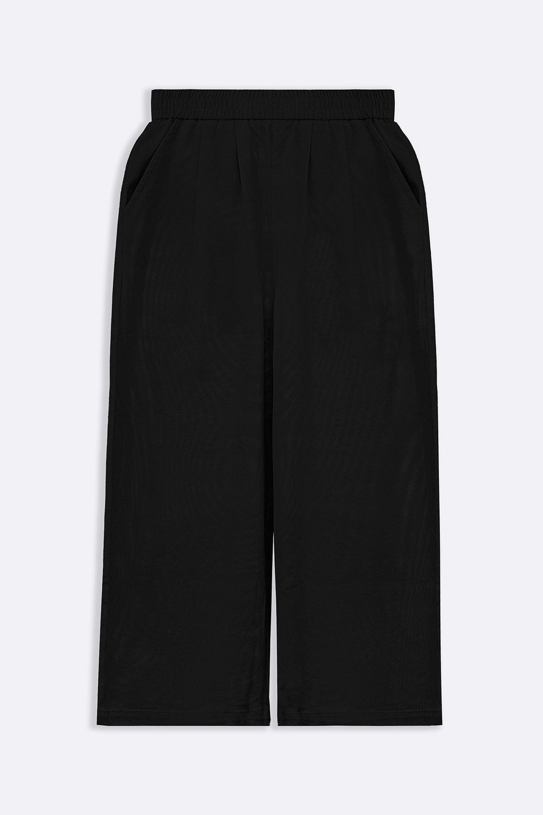 BLACK CROPPED PANTS