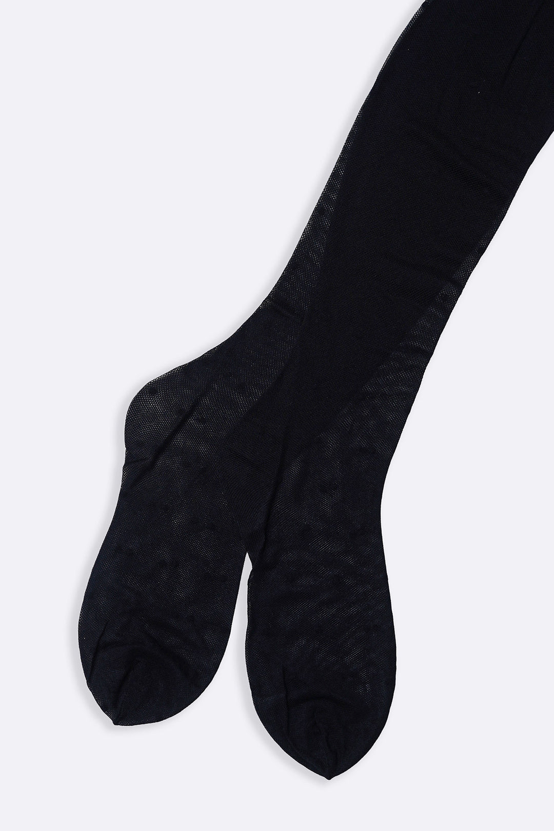 BLACK MESH DOT STOCKINGS