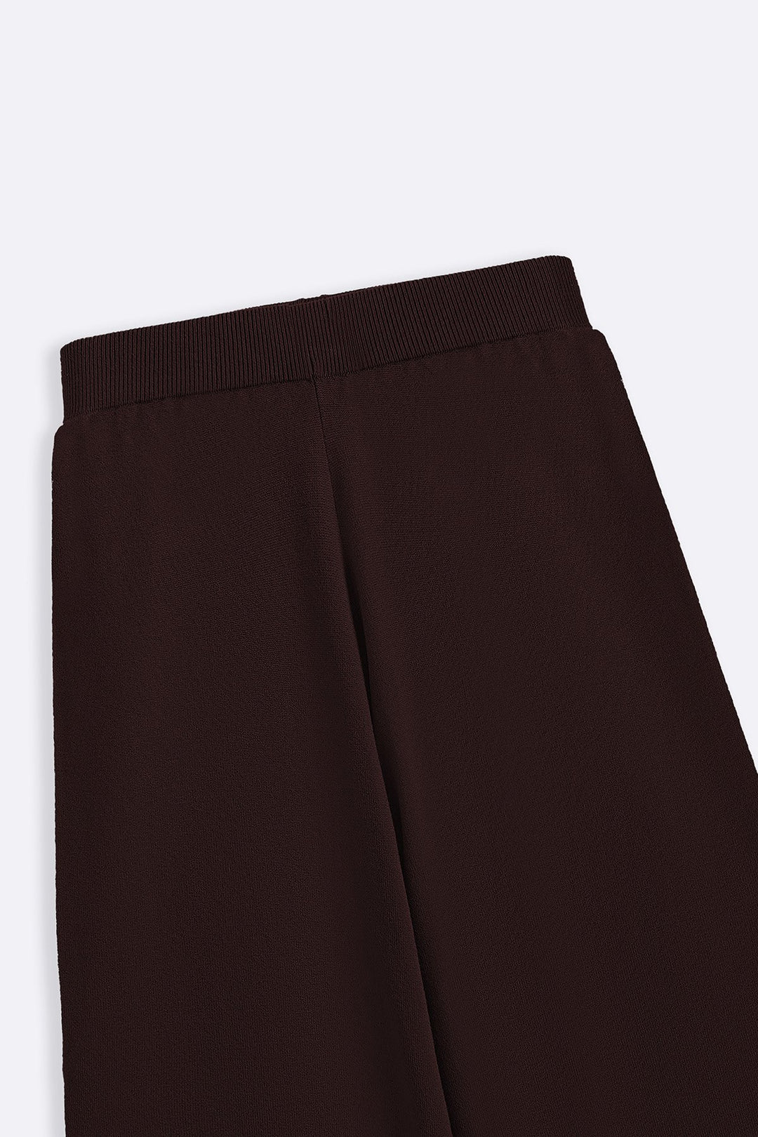 DARK BROWN FLOWY TROUSERS