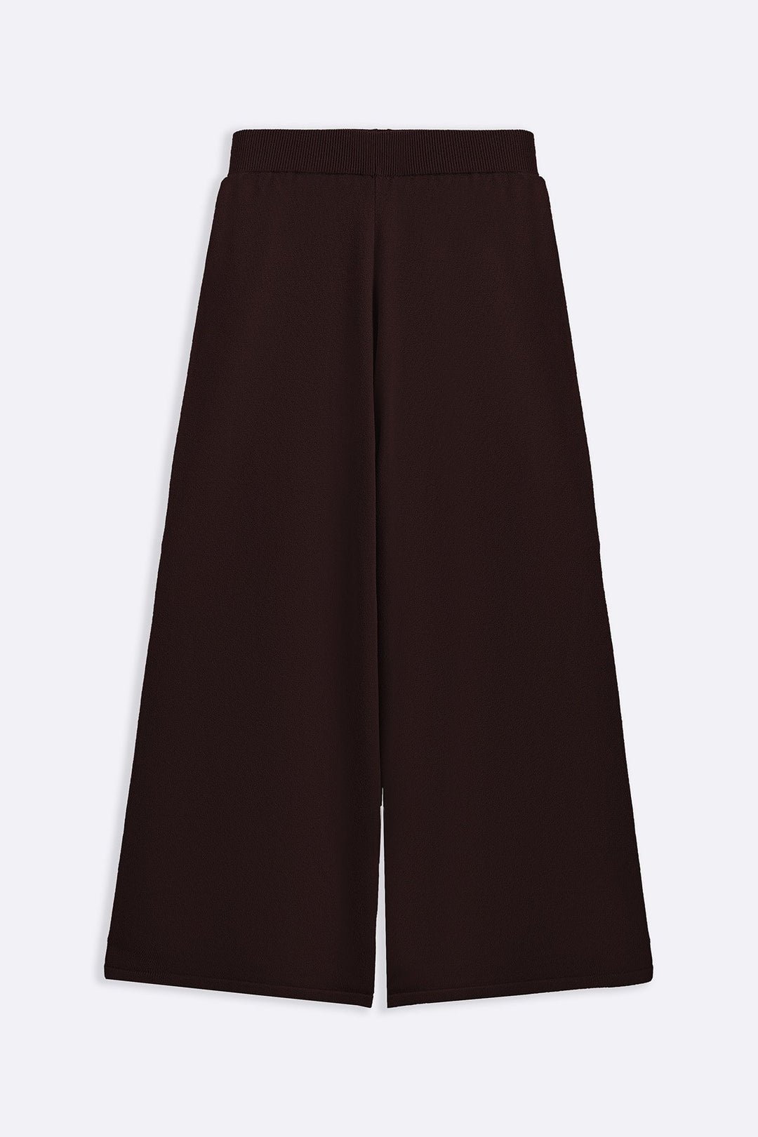 DARK BROWN FLOWY TROUSERS