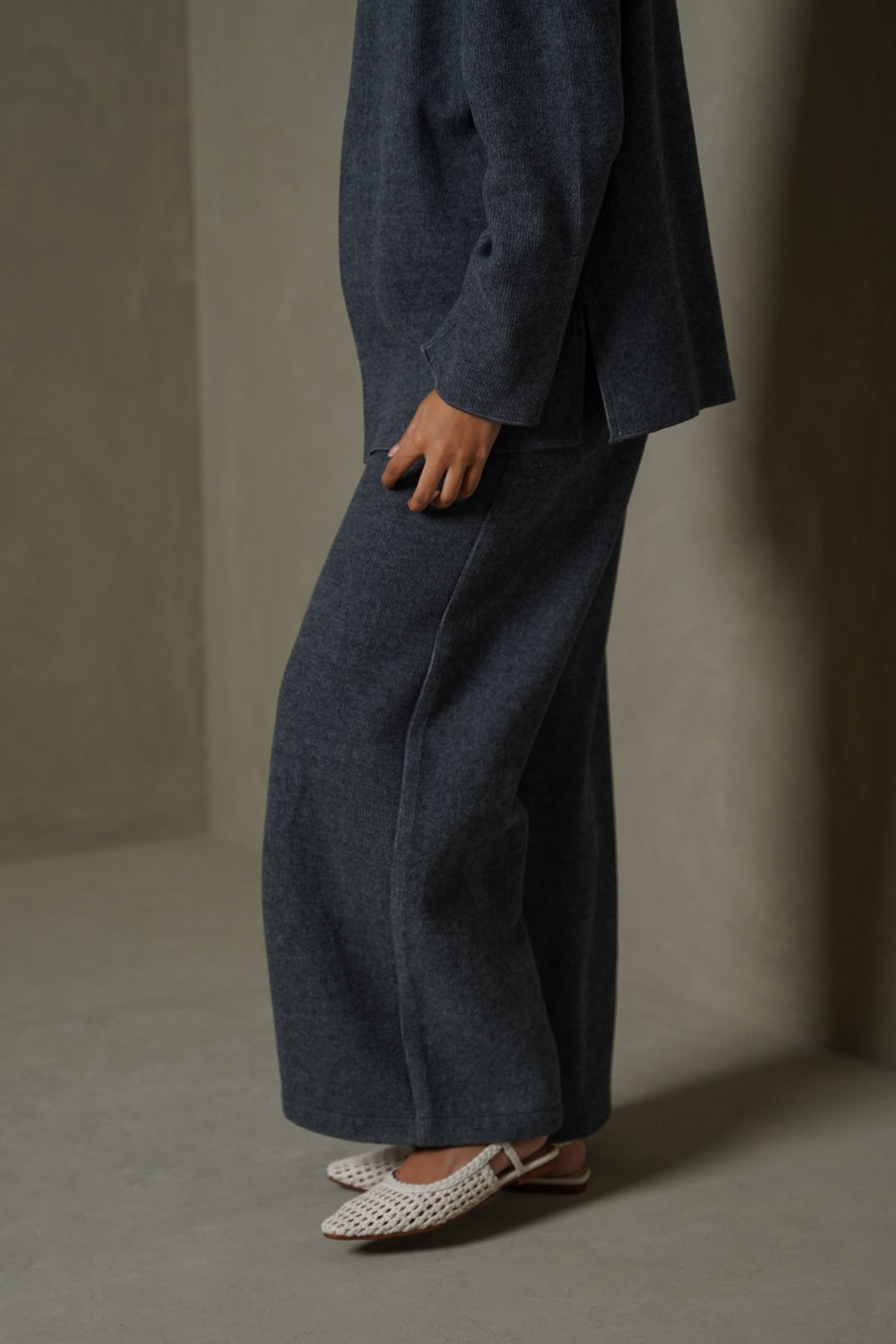 CHARCOAL CLOUD LOUNGE PANTS