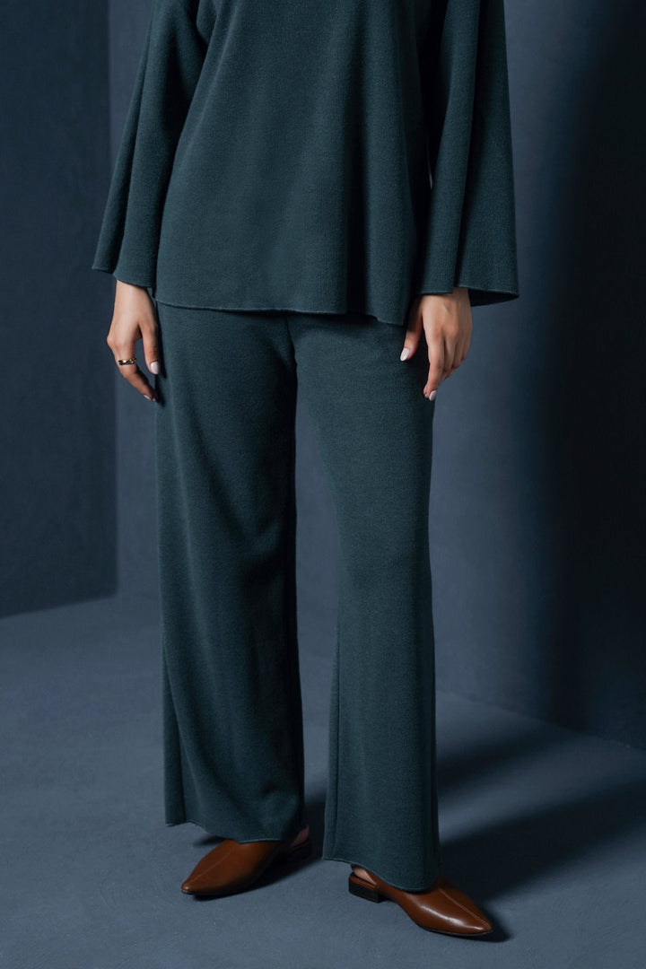 DARK GREEN RETREAT SWEATPANTS