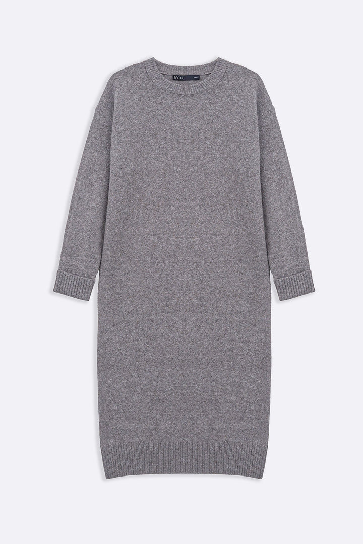 BROWN EVERYTHING WINTER DRESS