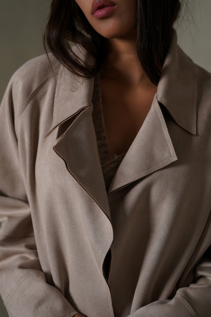 GRAVEL ARLO SUEDE TRENCH
