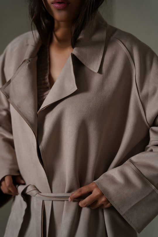 GRAVEL ARLO SUEDE TRENCH