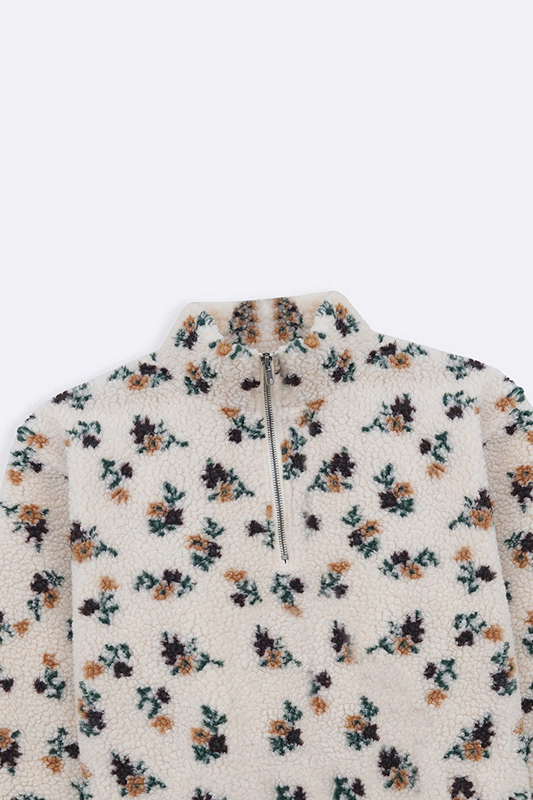 OAT WHITE WEEKEND SHERPA PULLOVER